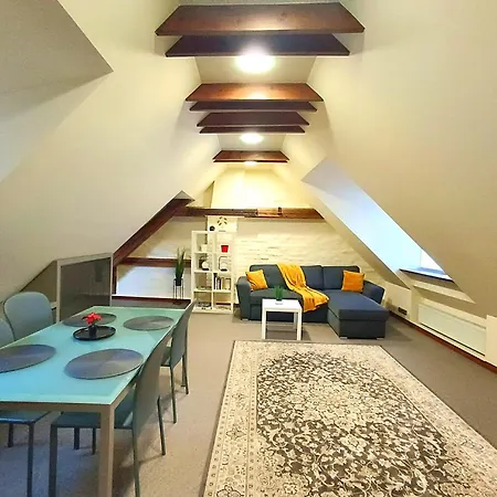 Old Town Charm One Bedroom Spacious Loft Nearby The Livu Square Riga